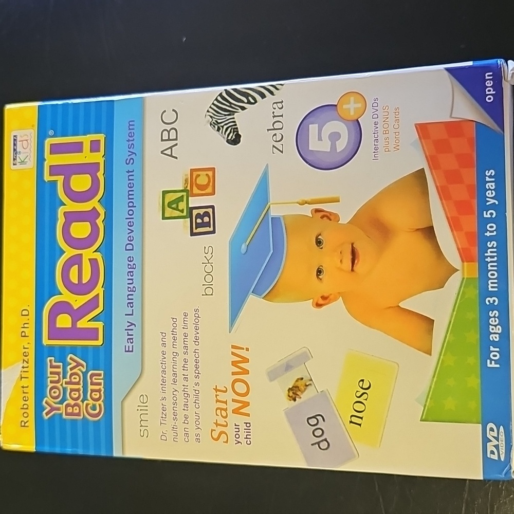 Your Baby Can Read early‎ language development system DVDs Bonus Word Cards
